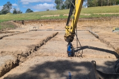 31 Barn cut footings and piers in Wyong Creek