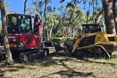 87 Excavator-Bobcat Pozzie Track in Catherine Hill Bay 