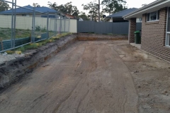 28 New house yard preperation in Morisset